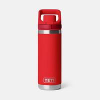 Water Bottle - 18oz Rambler Bottle with Flip Chug Cap