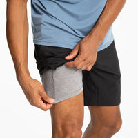 Mens Short - Free Fly Bamboo Lined Active Breeze Short - 7"