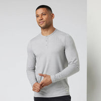 Mens Long Sleeve - Vuori Ease Performance Henley