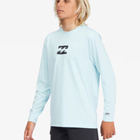 Boys Sun Shirt (8-14) - Billabong All Day Waves Long Sleeve Surf Shirt