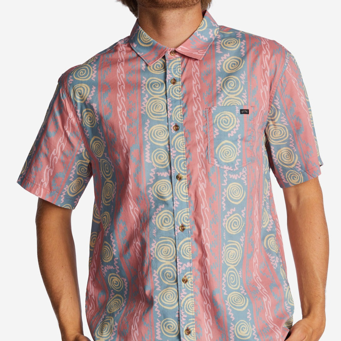 Woven Shirt - Billabong Sundays Short Sleeve Woven Shirt