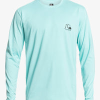 Mens Sun Shirt - Quiksilver Heritage Heather Long Sleeve UPF 50 Surf Tee