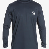 Mens Sun Shirt - Quiksilver Heritage Heather Long Sleeve UPF 50 Surf Tee