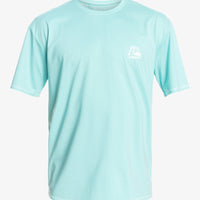 Mens Sun Shirt - Quiksilver Heritage Heather Short Sleeve UPF 50 Surf Tee