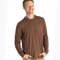 Mens Tee - Free Fly Bamboo Flex Long Sleeve Pocket Tee