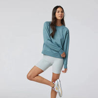 Ladies Top - Vuori Long Sleeve Halo Crew