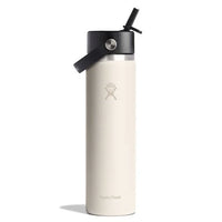 Wide Mouth Bottle - 24oz With Flex Straw Cap