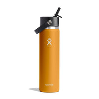 Wide Mouth Bottle - 24oz With Flex Straw Cap