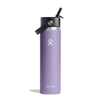 Wide Mouth Bottle - 24oz With Flex Straw Cap
