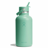 Wide mouth Bottle - 64oz With Flex Straw Cap