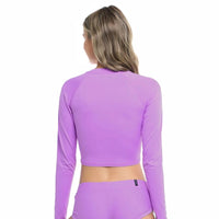 Ladies Rashguard - Body Glove Let It Be Crop Rashguard