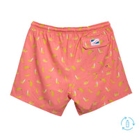 Volley - Bermies Pink Banana Swim Short - Internal Compression Shorts