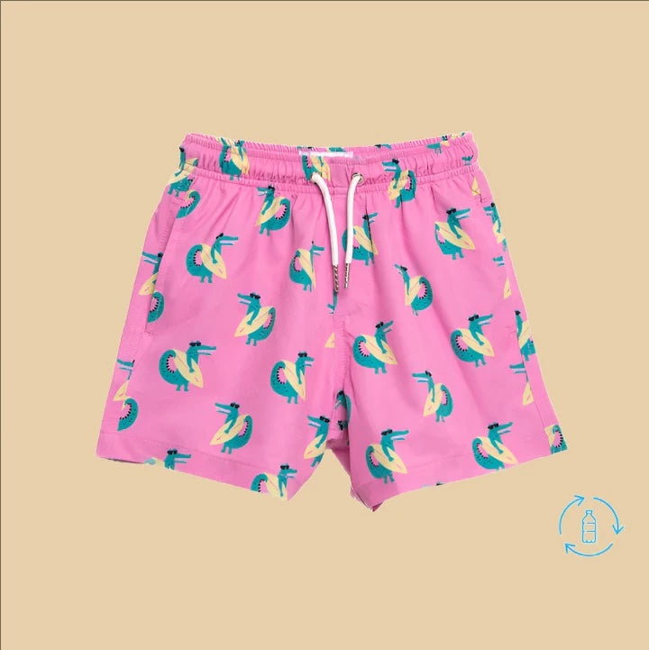 Boys Volley Bermies Surfing Crocs Swim Short – Makin' Waves Bermuda
