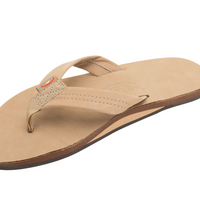 Mens - Rainbow Single Layer Premier Leather Sandal