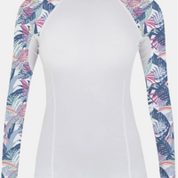 Girls Sun Shirt - Makin Waves Lena Long Sleeve Rashguard
