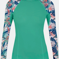 Girls Sun Shirt - Makin Waves Lena Long Sleeve Rashguard