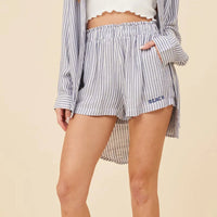 Short - Vintage Havana Mixed Stripe Short