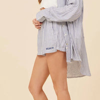 Short - Vintage Havana Mixed Stripe Short