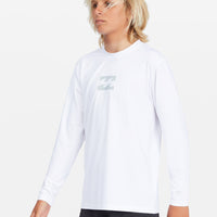 Boys Sun Shirt (8-14) - Billabong All Day Waves Long Sleeve Surf Shirt