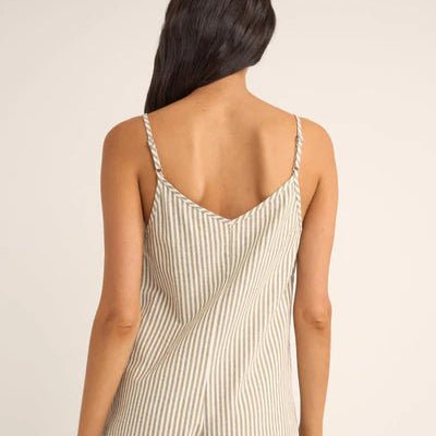 Romper - Rhythm Valley Stripe Adjustable Romper