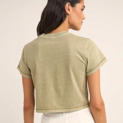 Tee - Rhythm Beachcomber Crop Crew Tee