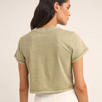 Tee - Rhythm Beachcomber Crop Crew Tee