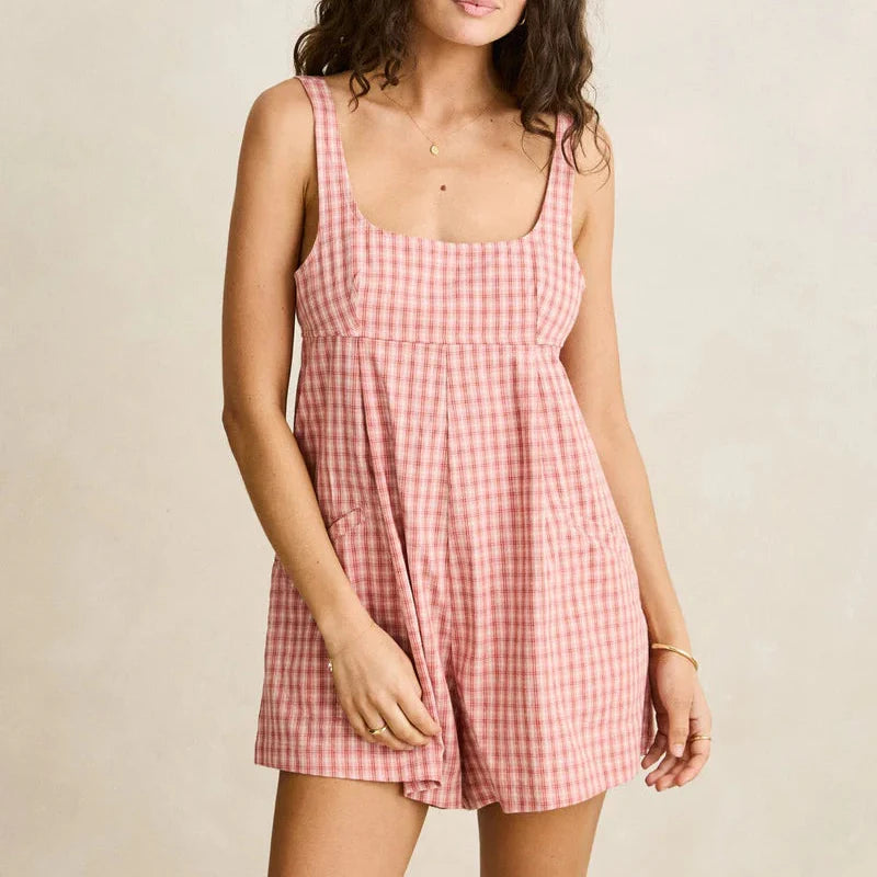 Romper - Rhythm Kirra Check Romper
