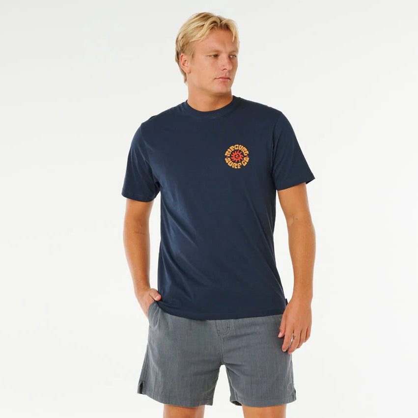 Tee - Rip Curl Mens Pacific Rinse Circle Tee