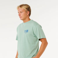 Tee - Rip Curl Mens Pacific Rinse Glass Tee