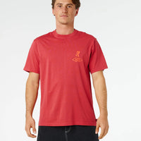Tee - Rip Curl Mens Liquid Trips Destroy Waves Tee