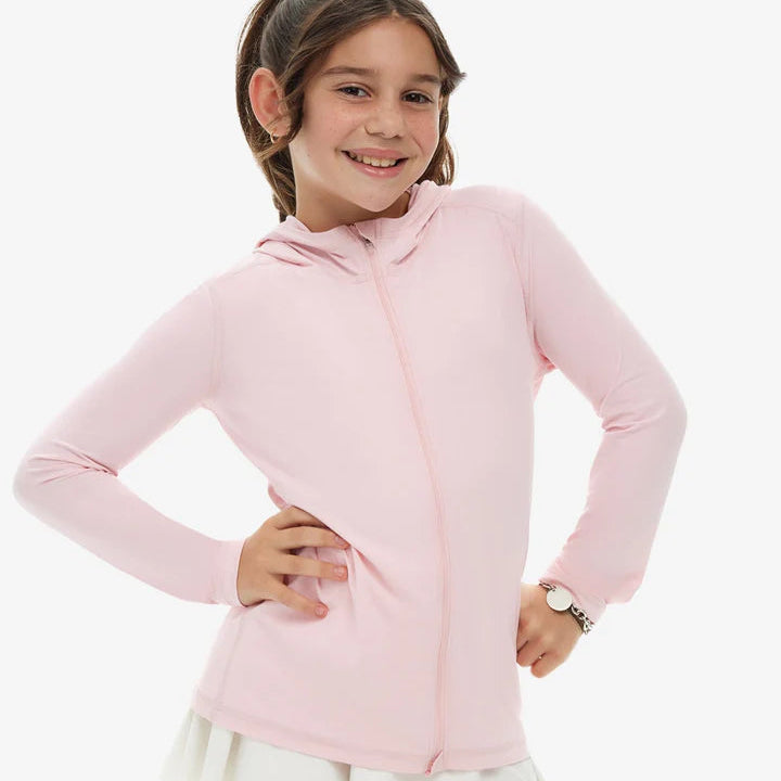 Kids's Sun Shirt - BloqUV Kids Unisex Full Zip Hoodie