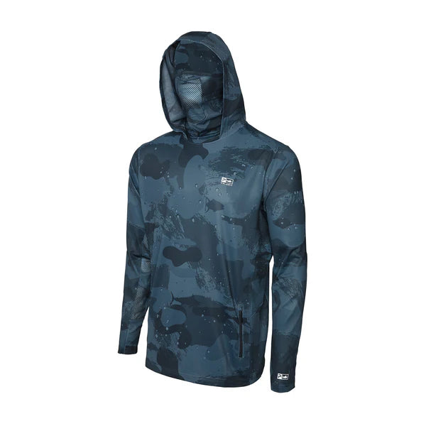 Mens Sun Shirt - Pelagic Exo-Tech Hooded Fishing Shirt
