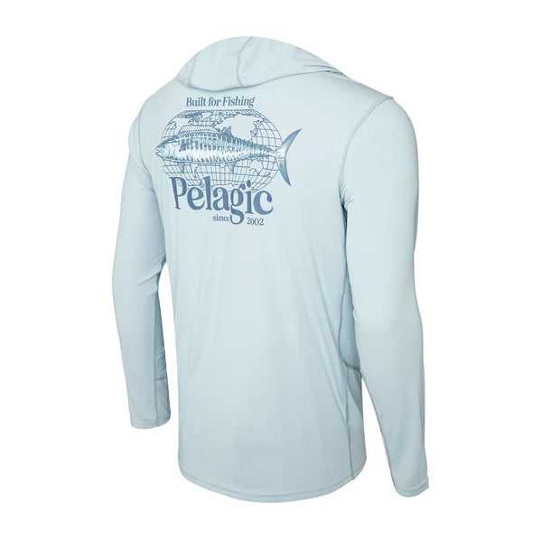 Mens Sun Shirt - Pelagic Vaportek Hooded Fishing Shirt