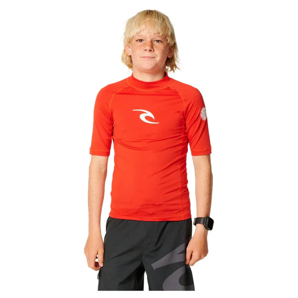 Boys Sun Shirt - Rip Curl Waves UPF Short Sleeve Sun Shirt