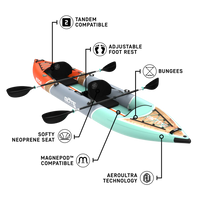 Kayak - Bote Koda Aero Inflatable Tandem Kayak