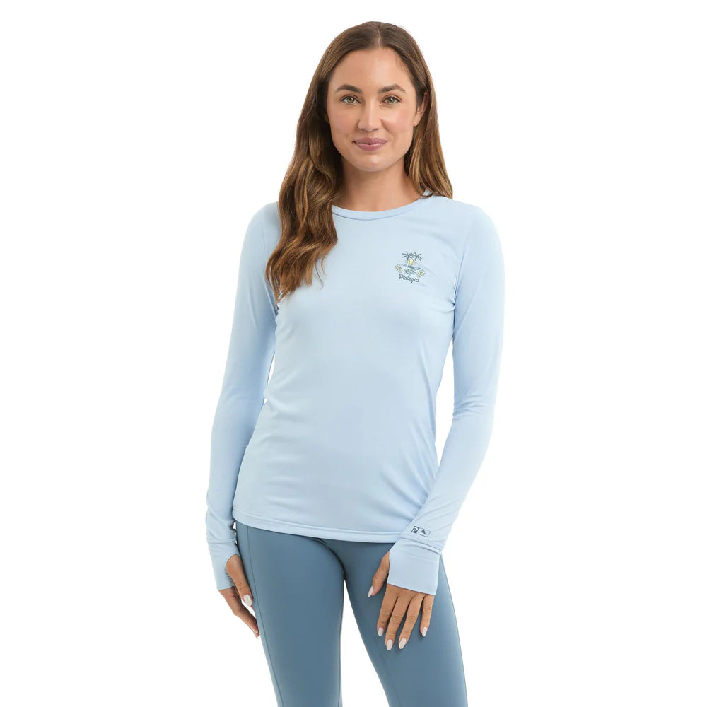Ladies Sun Shirt - Pelagic AquaTek Isla Tortuga Fishing Shirt