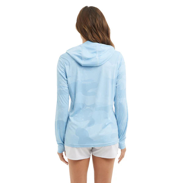 Ladies Sun Shirt - Pelagic Vaportek Hooded Fishing Shirt