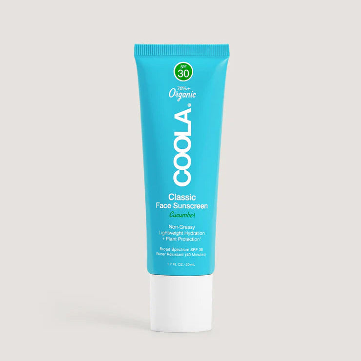 Coola Classic Face Organic Sunscreen Lotion SPF 30 - Cucumber