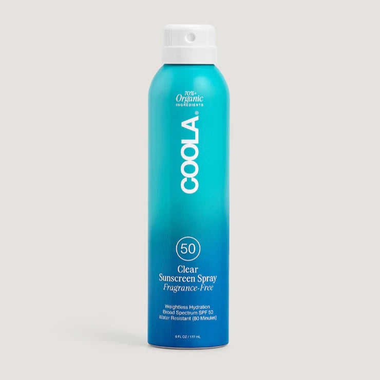 Coola Classic Body Organic Sunscreen Spray SPF 50 - Fragrance Free - 6oz