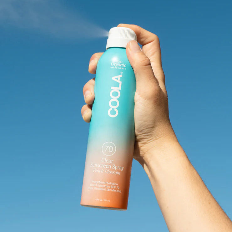 Coola Classic Body Organic Sunscreen Spray SPF 70 - Peach Blossom