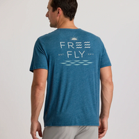 Mens Tee - Free Fly Salt And Sun Pocket Tee