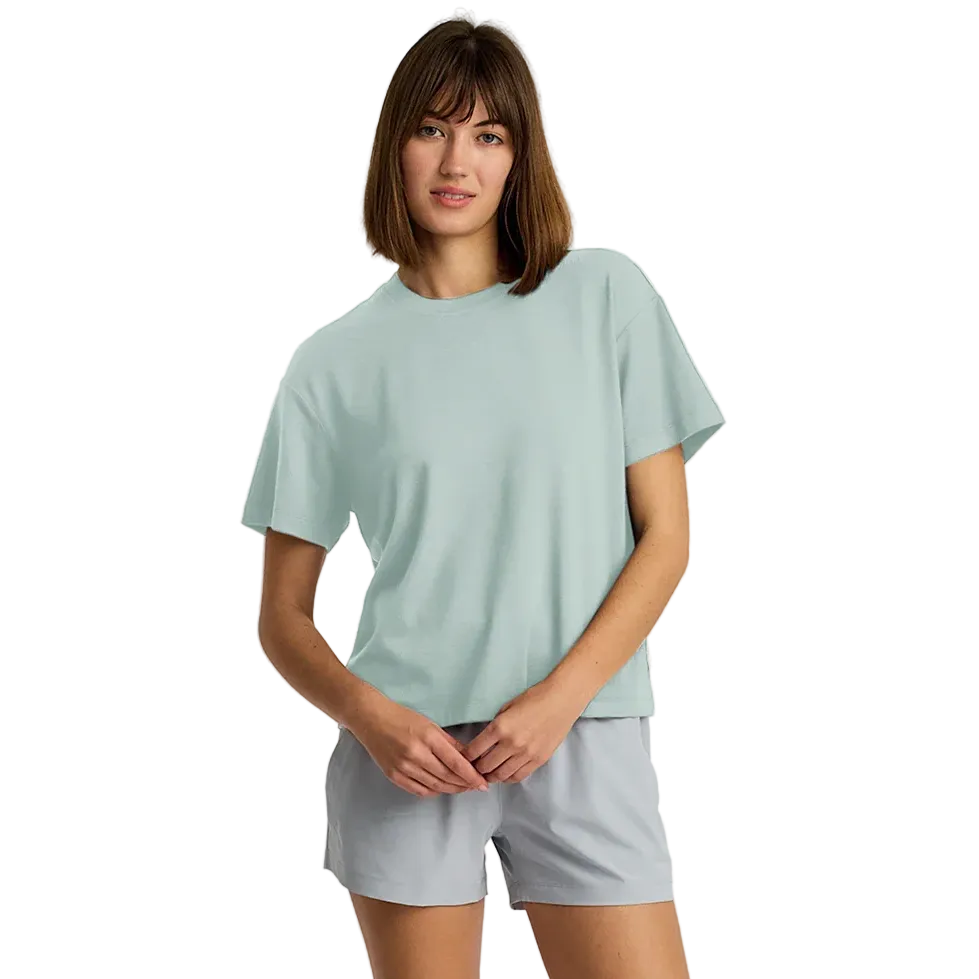Ladies Top - Free Fly Bamboo Current Boxy Tee