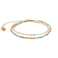 Bracelet - Lotus and Luna 2mm Healing Bracelet