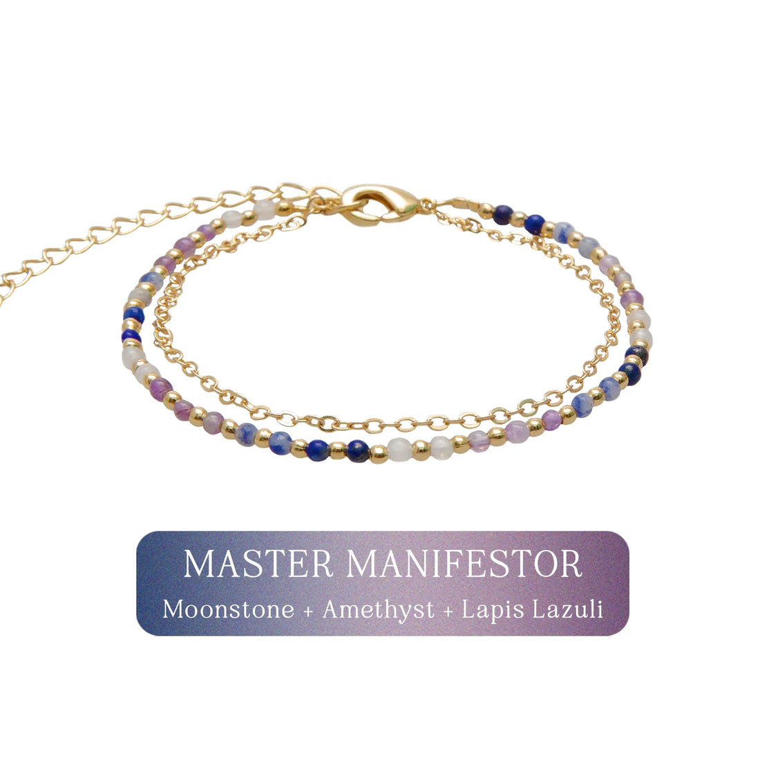 Bracelet - Lotus and Luna 2mm Healing Bracelet