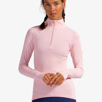 Ladies Sun Shirt - BloqUV Relaxed Mock Zip Top