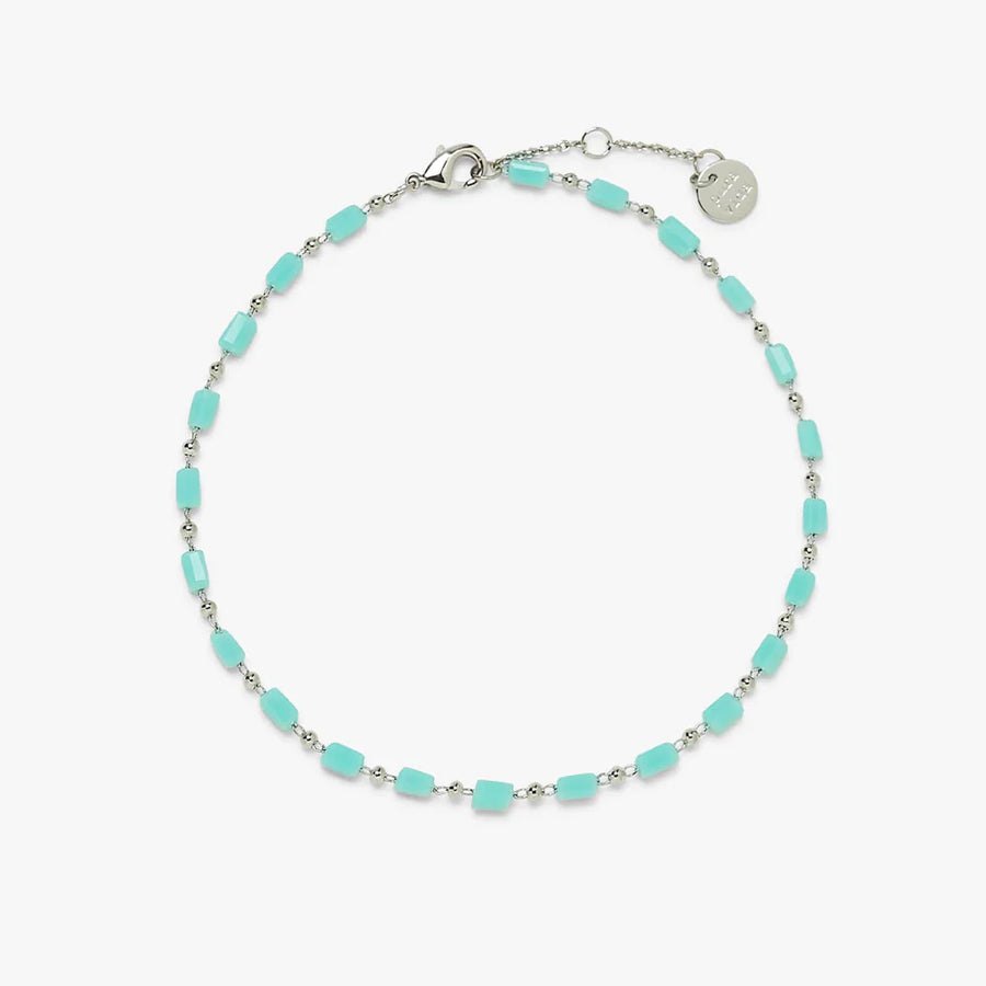 Anklet - Pura Vida Blue Skies Chain Anklet