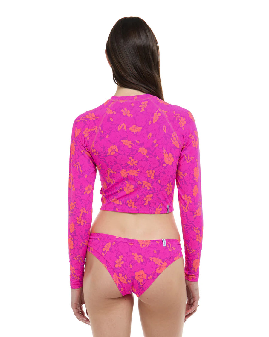 Ladies Rashguard - Body Glove Let It Be Puako Crop Rashguard