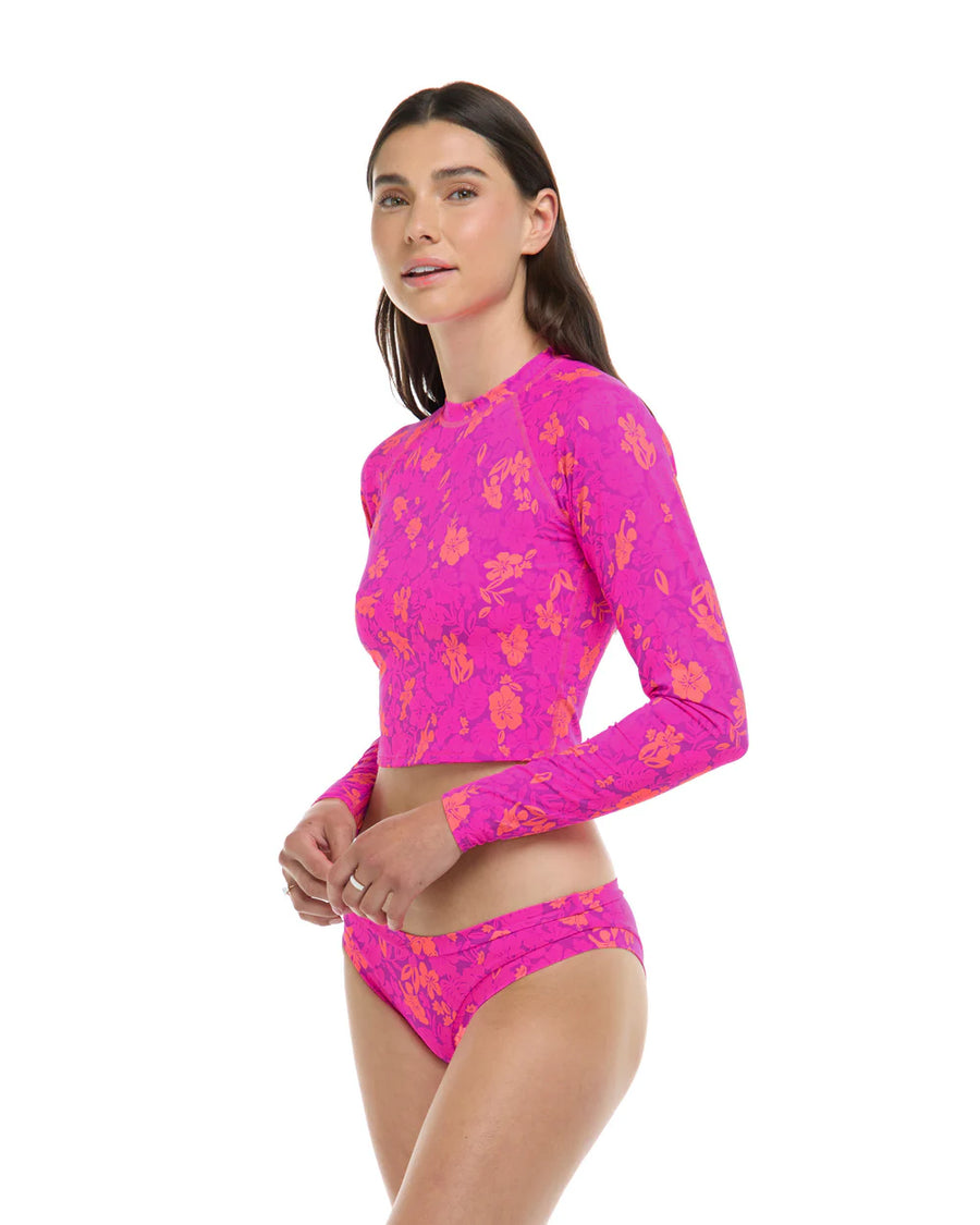 Ladies Rashguard - Body Glove Let It Be Puako Crop Rashguard