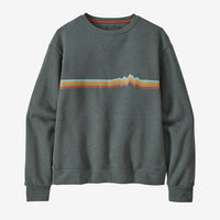 Fleece - Patagonia Women's Ridge Rise Stripe Uprisal Crew Sweatshirt