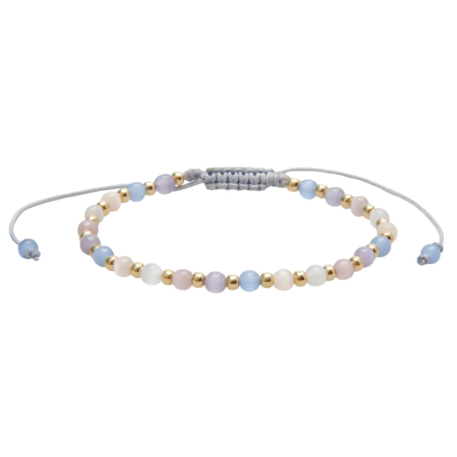 Bracelet - Lotus and Luna 4mm Healing Bracelet
